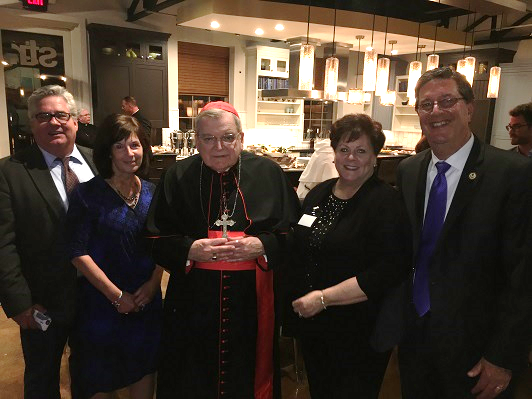 Pat & Jere Palazzolo with Cardinal Burke and Joe & Julie Chovan