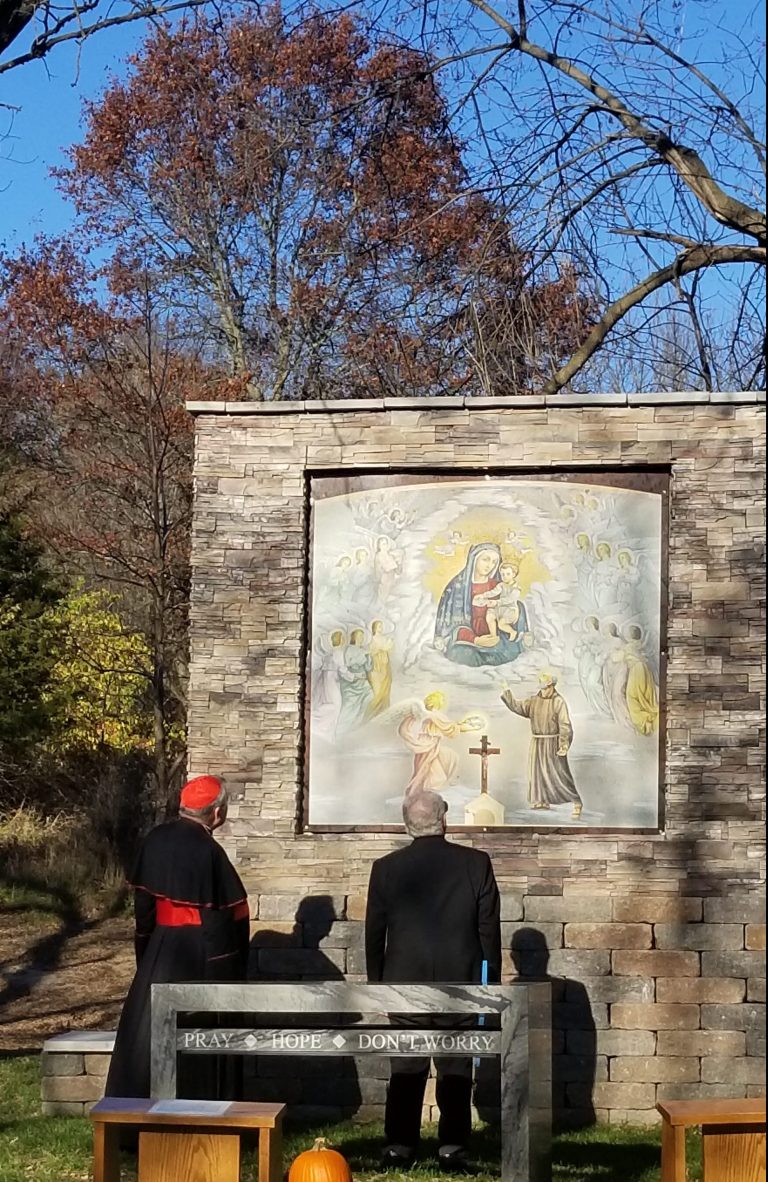 Cardinal Burke Dedicated the Grotto on Nov 4, 2020