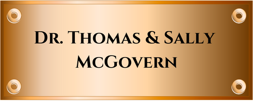 Dr Thomas & Sally McGovern